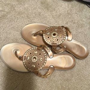 Jack Rogers Georgica Jelly- Gold
